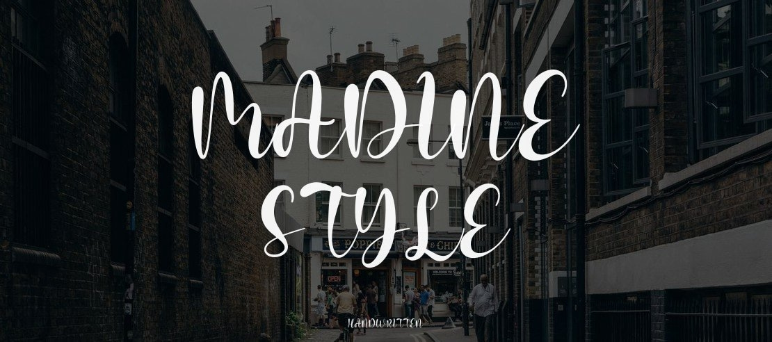 Madine Style Font