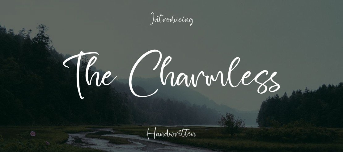 The Charmless Font