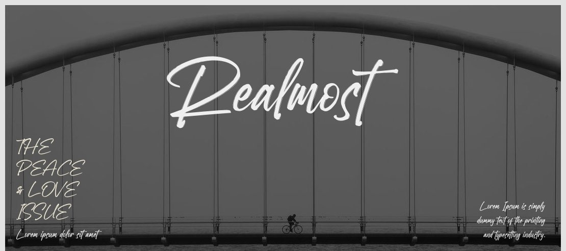 Realmost Font