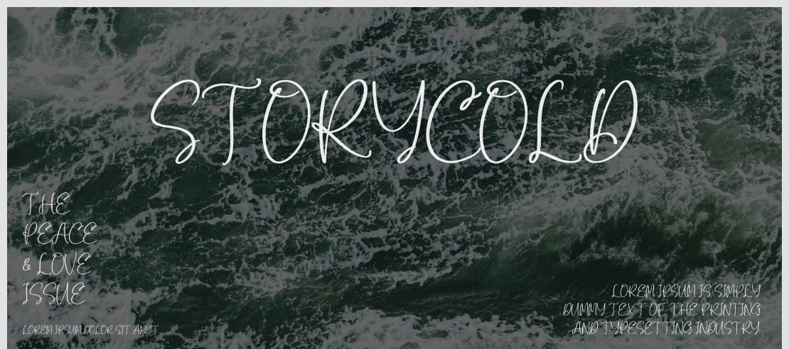 Storycold Font