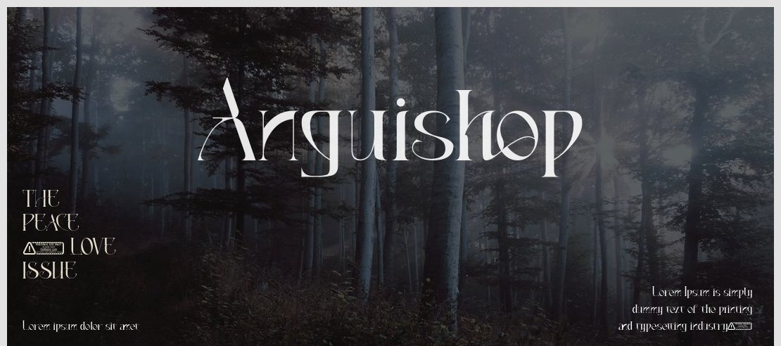 Anguishop Font