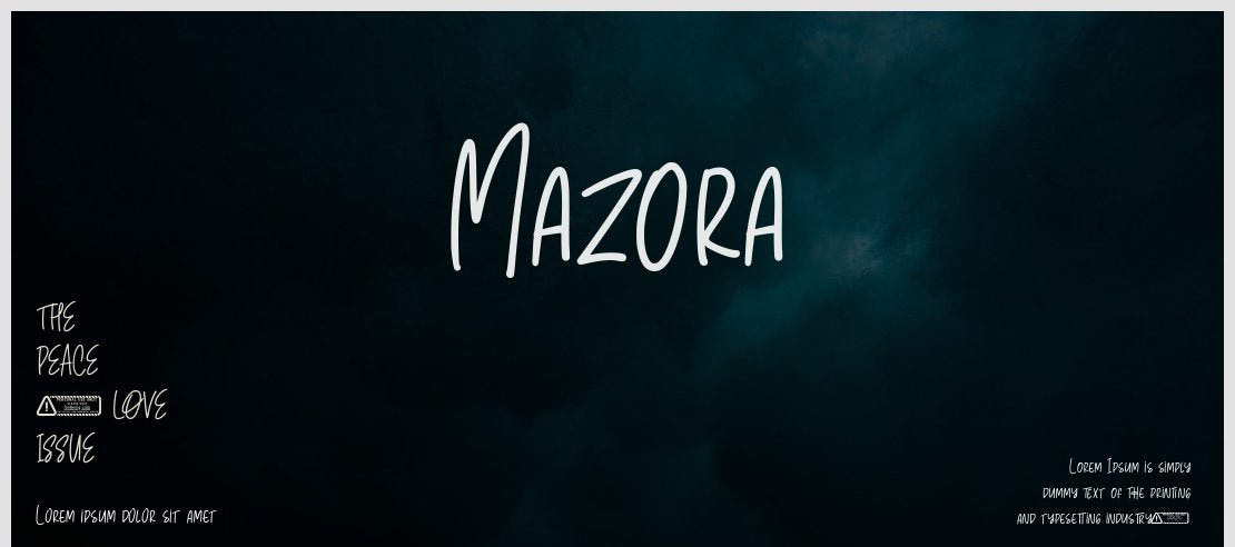 Mazora Font