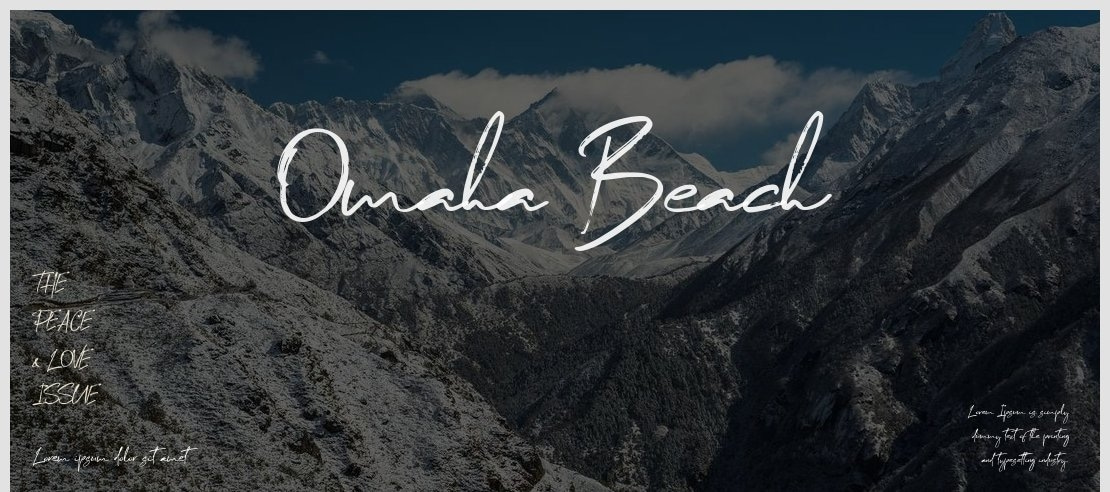 Omaha Beach Font