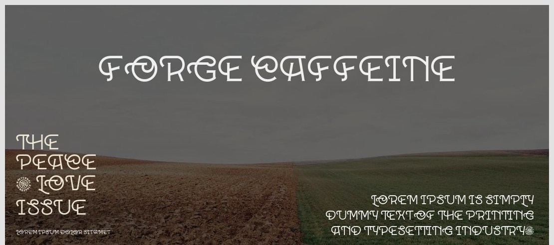 Forge Caffeine Font