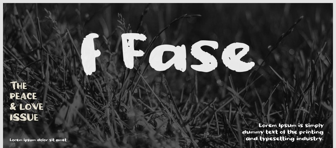 f Fase Font