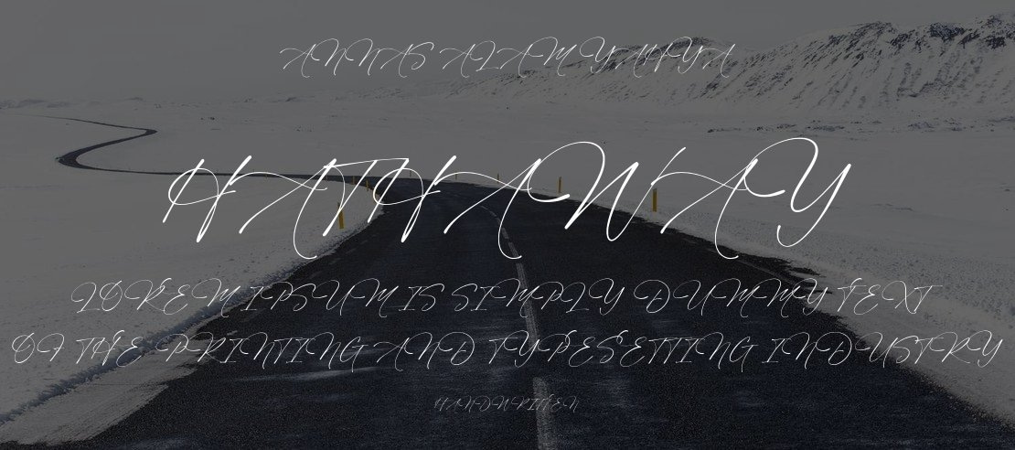 Hathaway Font