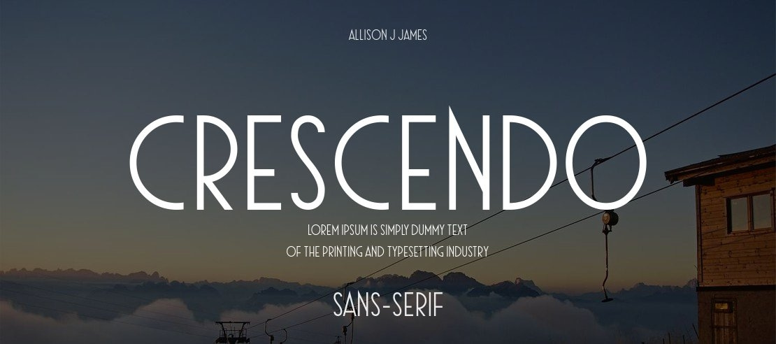 Crescendo Font