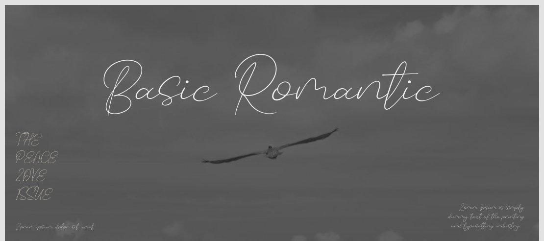 Basic Romantic Font