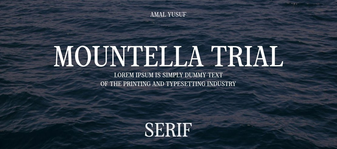 Mountella Trial Font Family