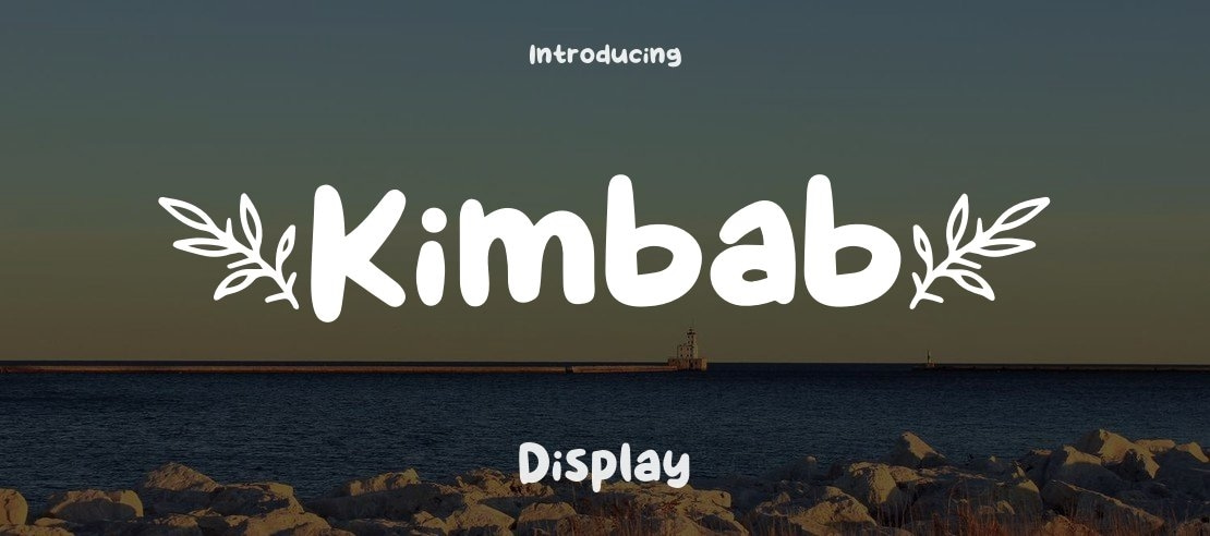 Kimbab Font