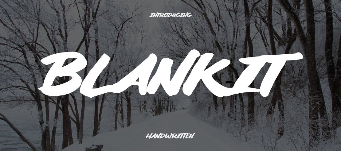 Blankit Font