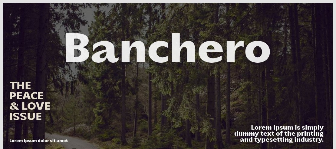 Banchero Font