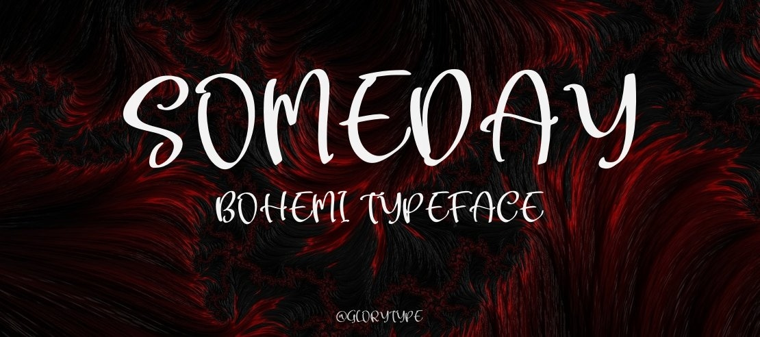 Someday Bohemi Font
