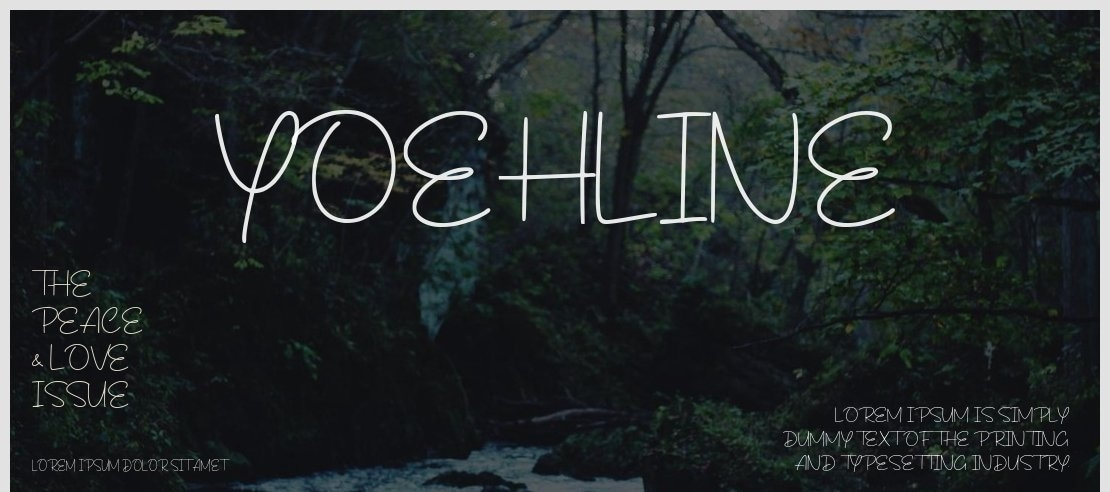 Yoehline Font