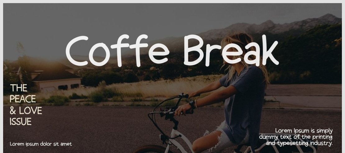 Coffe Break Font