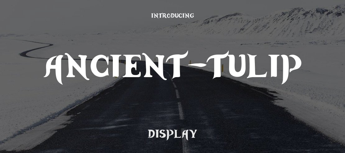 Ancient-Tulip Font