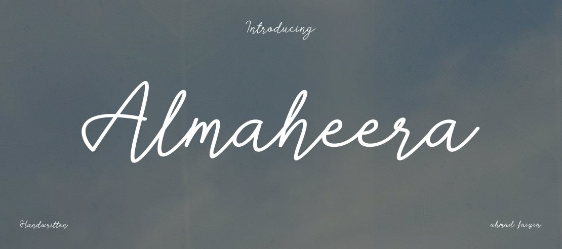 Almaheera Font