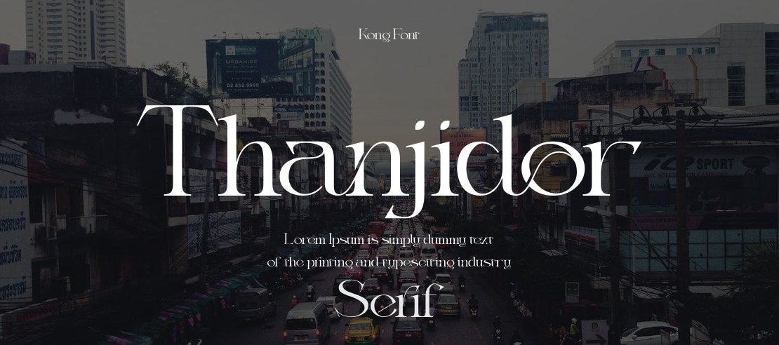 Thanjidor Font