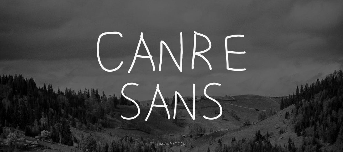 Canre Sans Font