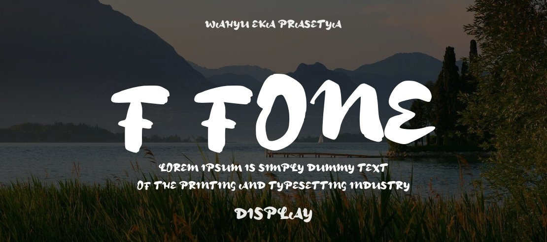 f Fone Font