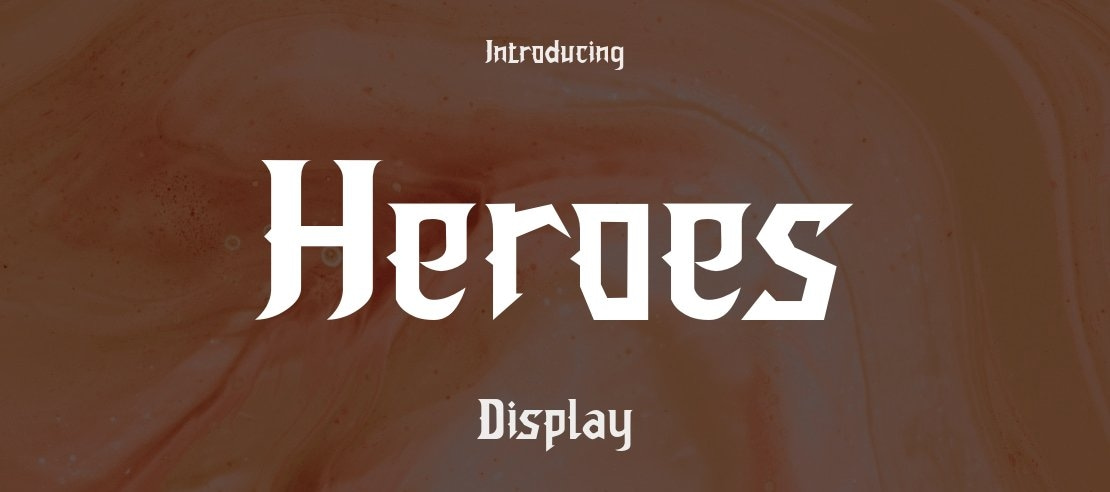 Heroes Font