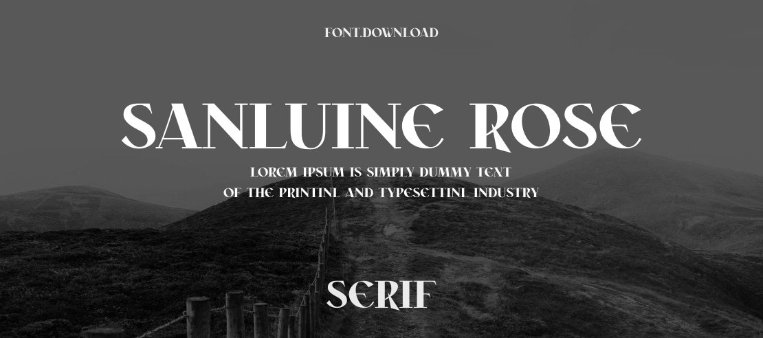 Sanguine Rose Font