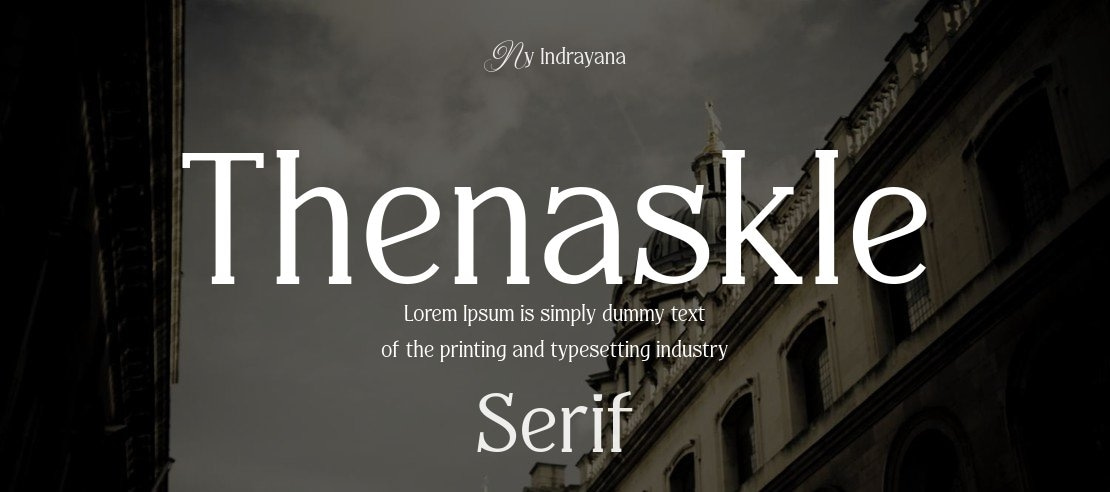 Thenaskle Font