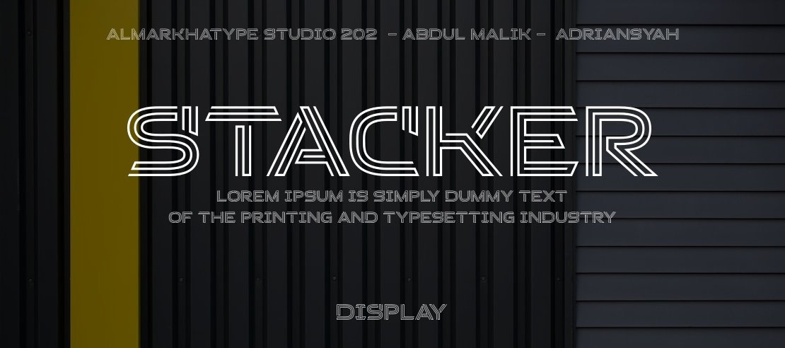 Stacker Font