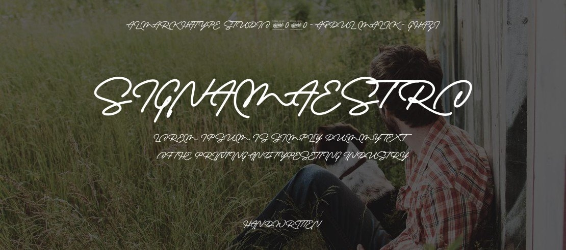 Signamaestro Font