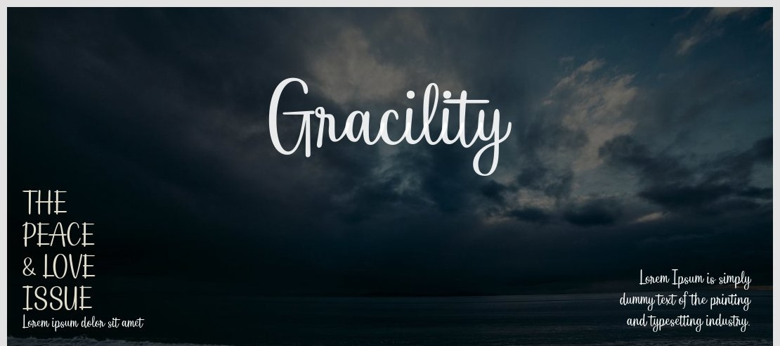 Gracility Font