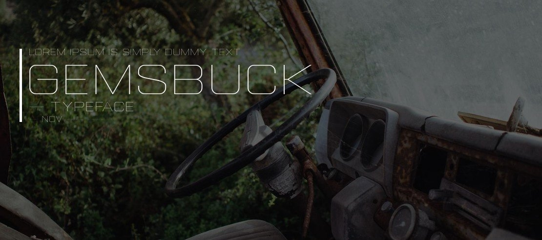 Gemsbuck 01 Font