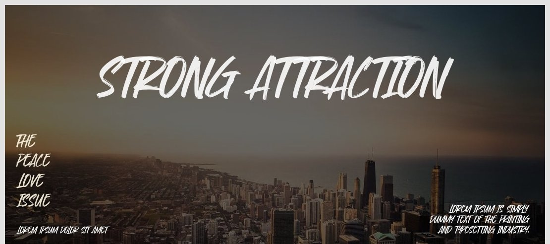 Strong Attraction Font