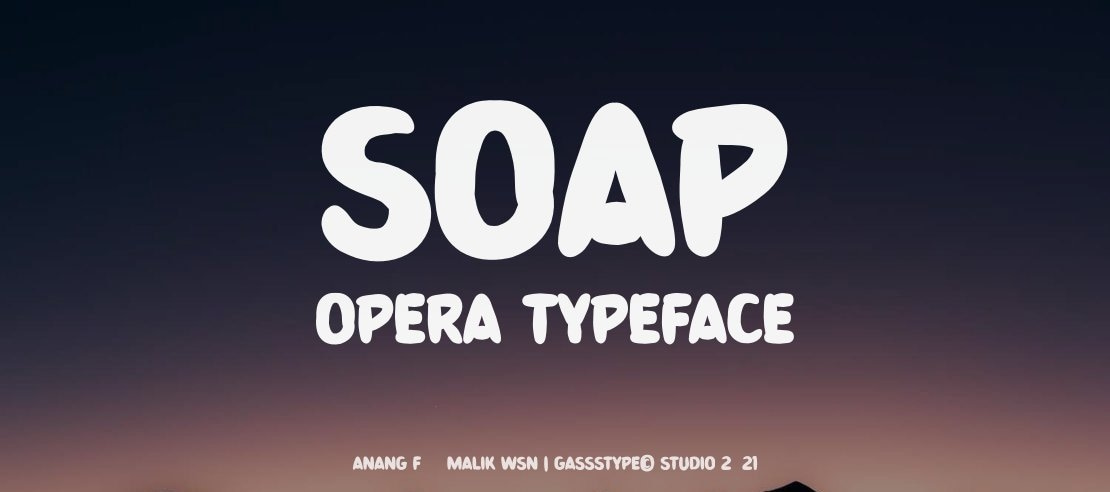 Soap Opera Font