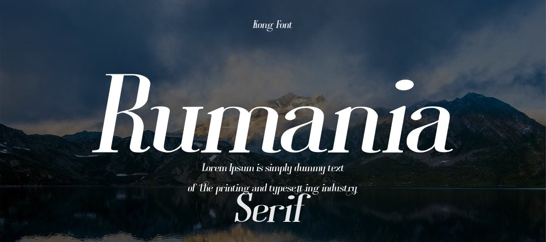 Rumania Font