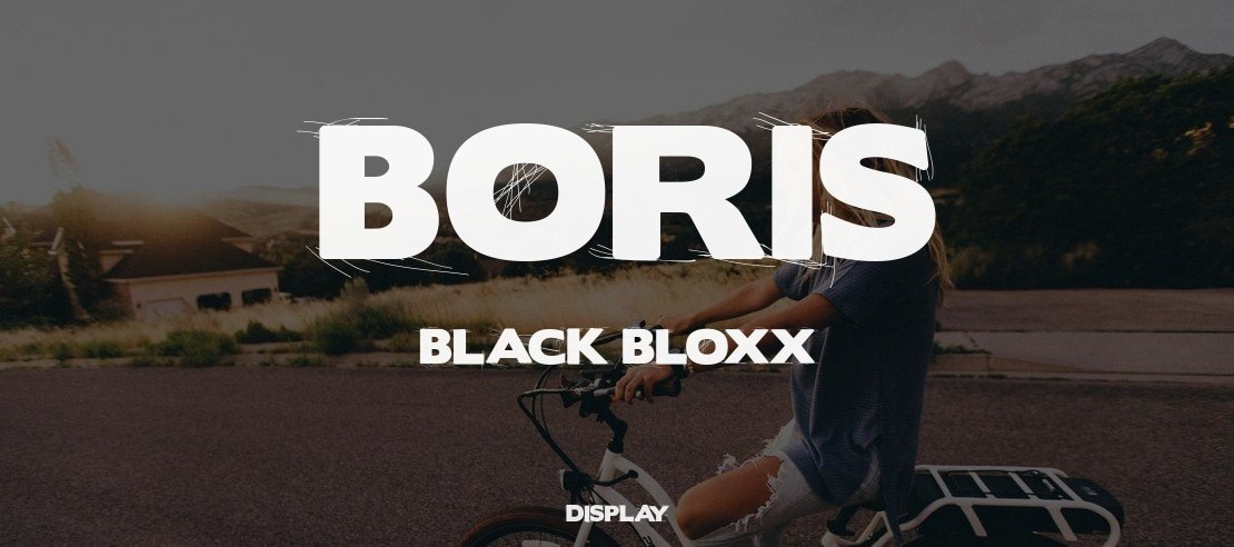 Boris Black Bloxx Font Family
