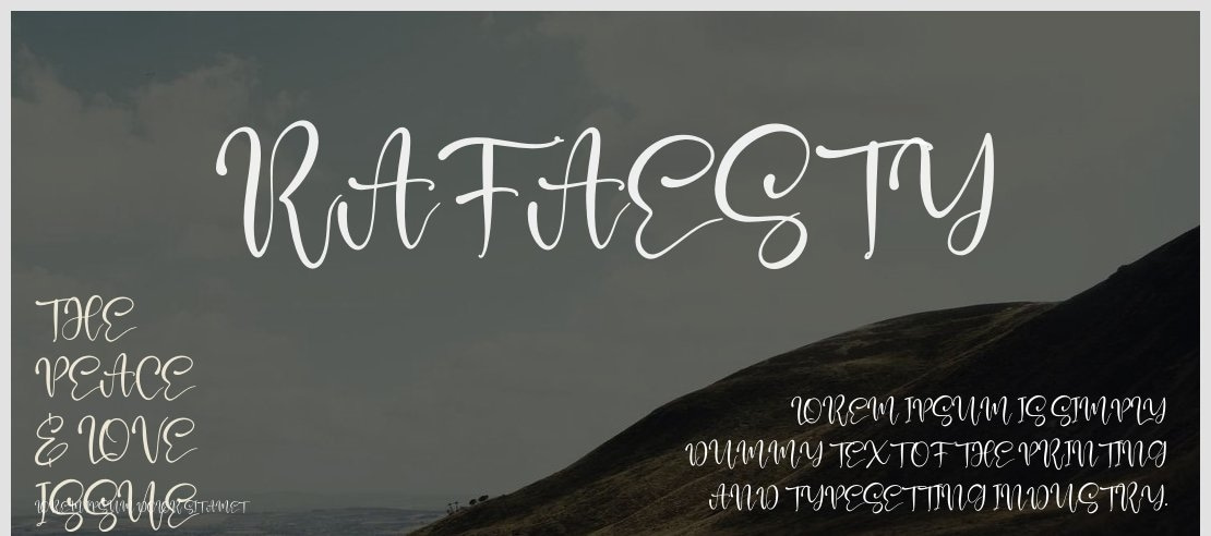 Rafaesty Font