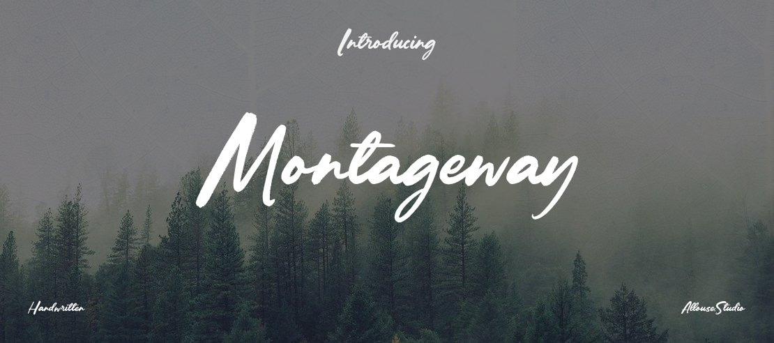 Montageway Font