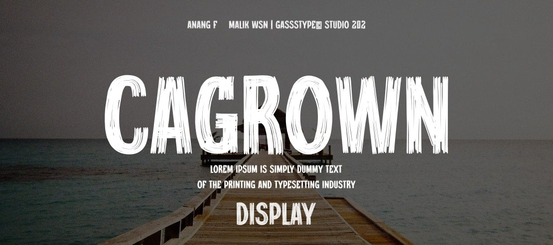 Cagrown Font