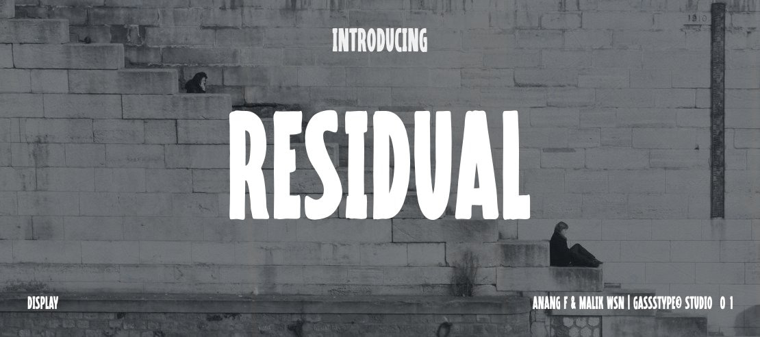 Residual Font