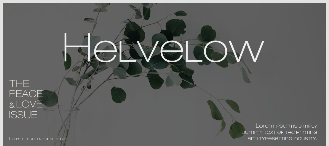 Helvelow Font