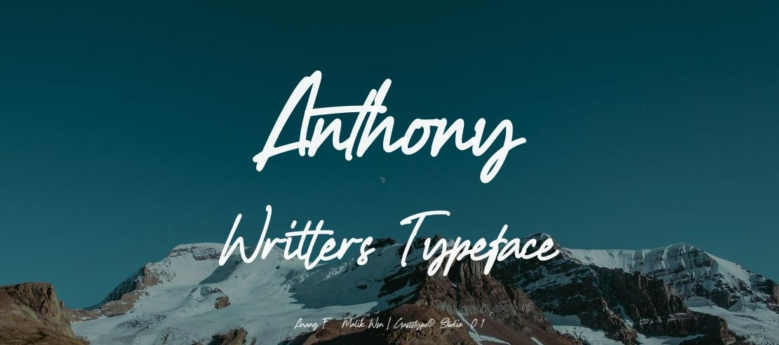 Anthony Writters Font