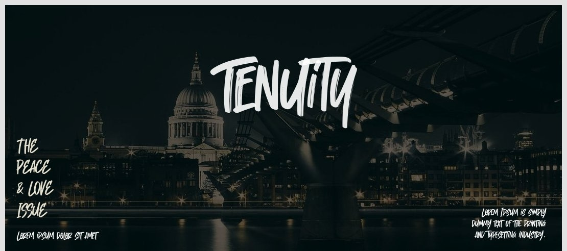 Tenuity Font