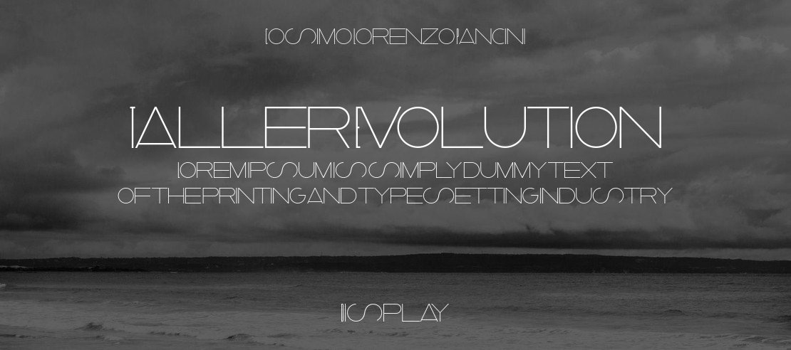 Taller Evolution Font