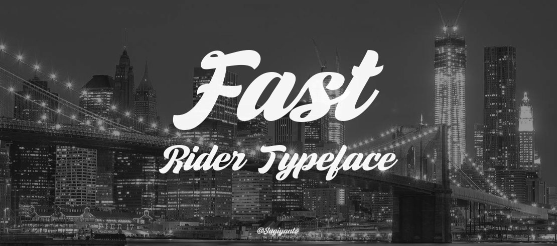 Fast Rider Font Family