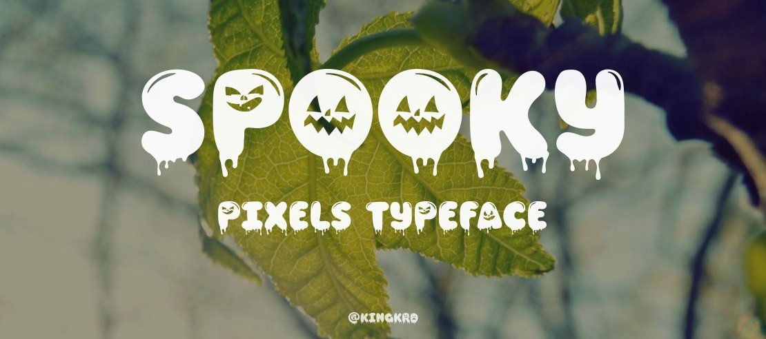 Spooky Pixels Font Family