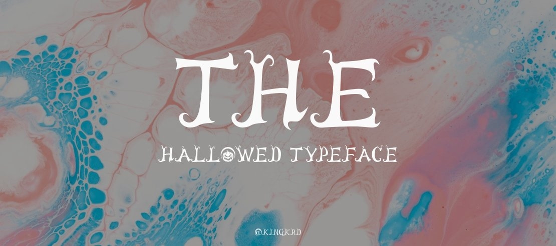 The Hallowed Font Family