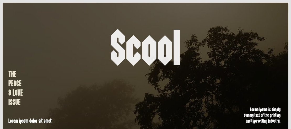 Scool Font