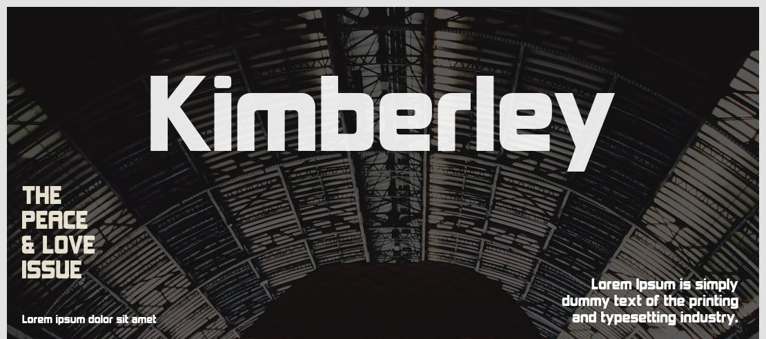 Kimberley Font