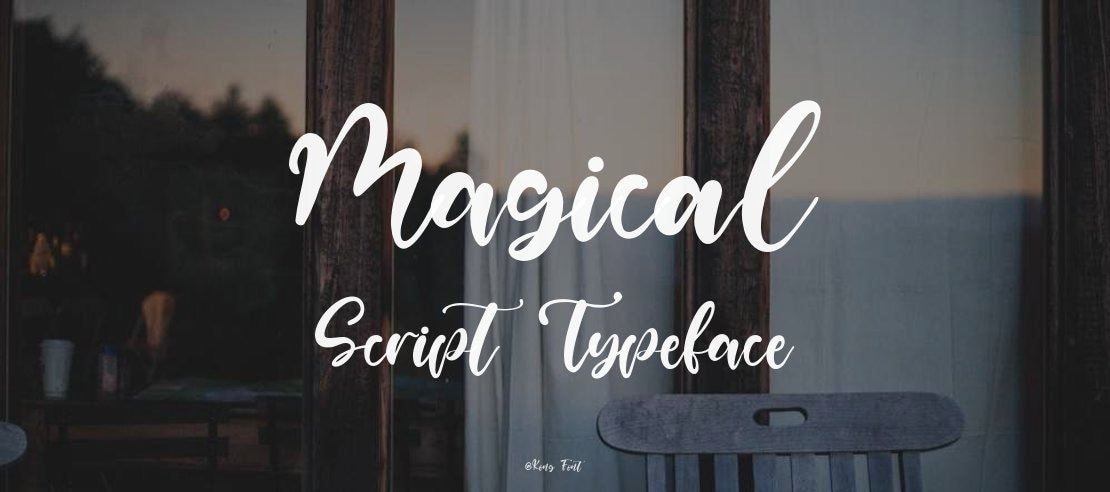 Magical Script Font