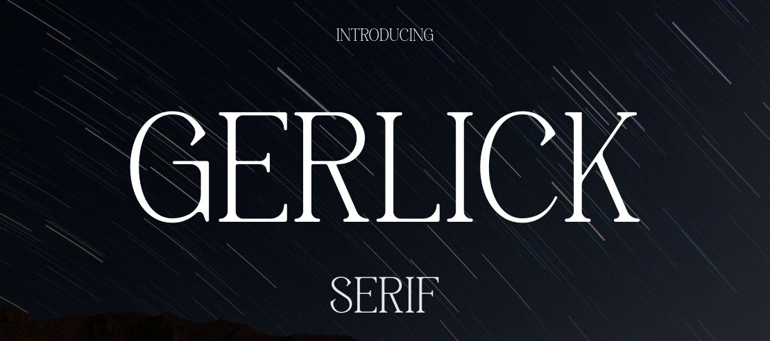 Gerlick Font